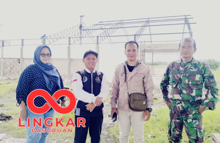 Monitoring Pembangunan KDMP Kenep Kecamatan Beji, Progres Signifikan Masuki Tahap Pengerjaan Atap